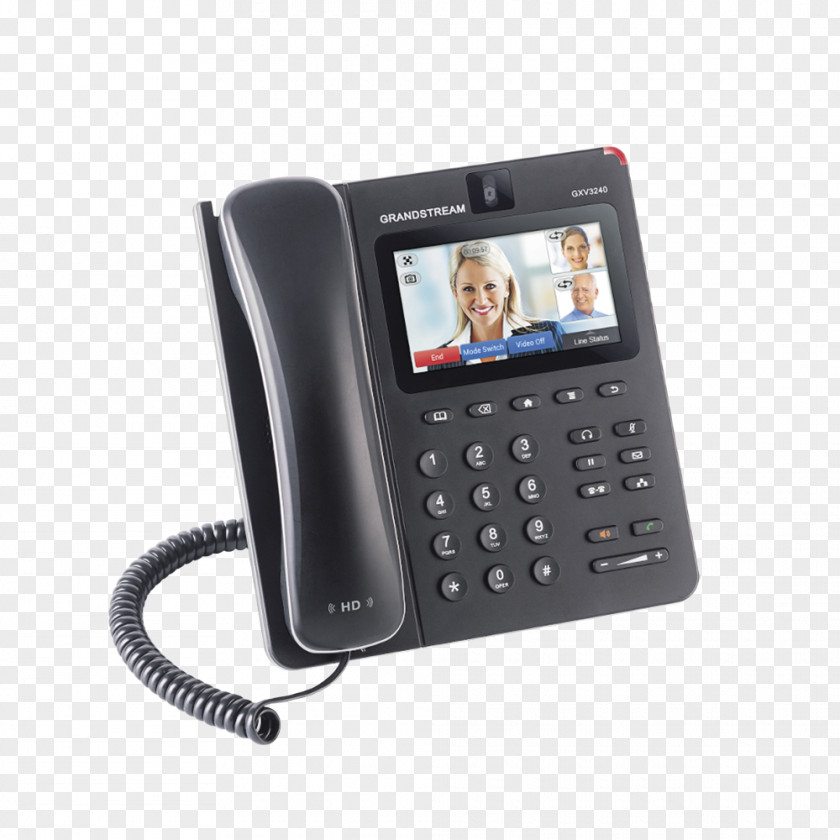 Ip Pbx Grandstream GXV3240 Networks VoIP Phone Telephone Voice Over IP PNG