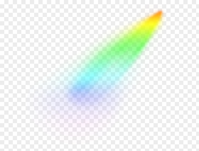 Light Angle Green Point Rainbow PNG