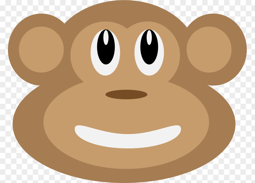 Monkey Snout Clip Art PNG