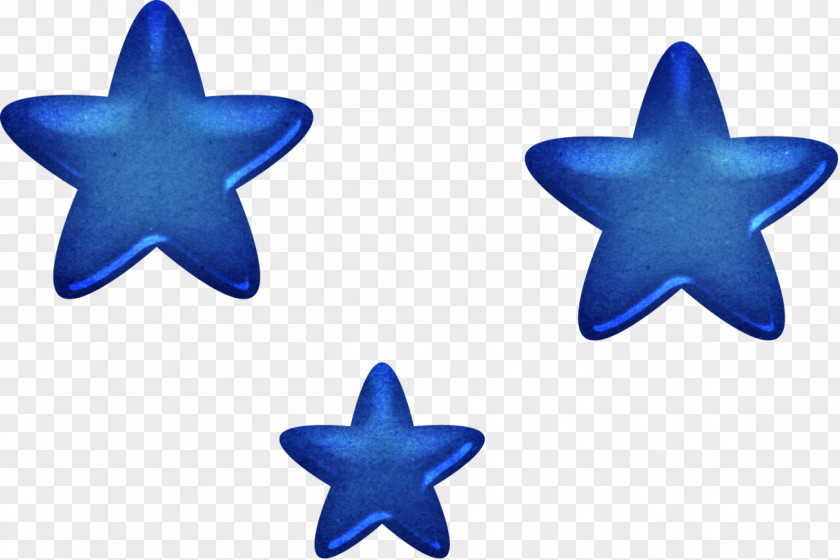 Star Blue Color PNG