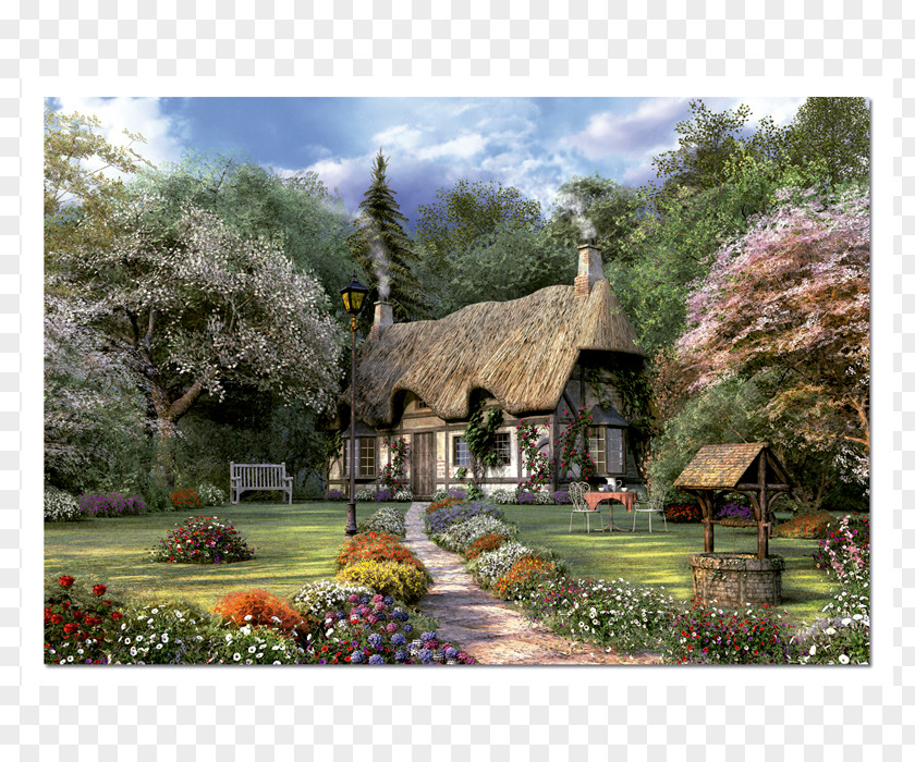 The Paintings ArtPainting Cottage Garden Vincent Van Gogh PNG