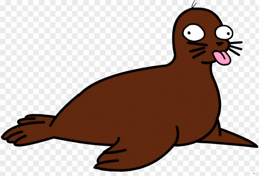Beak Earless Seal California Sea Lion Walrus Cartoon PNG