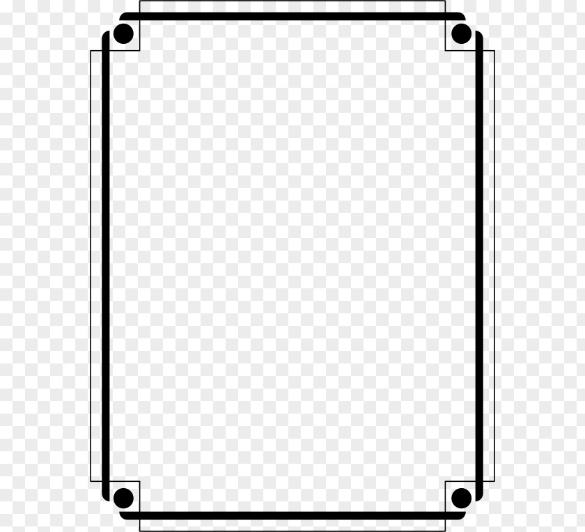Borders And Frames Black White Clip Art PNG