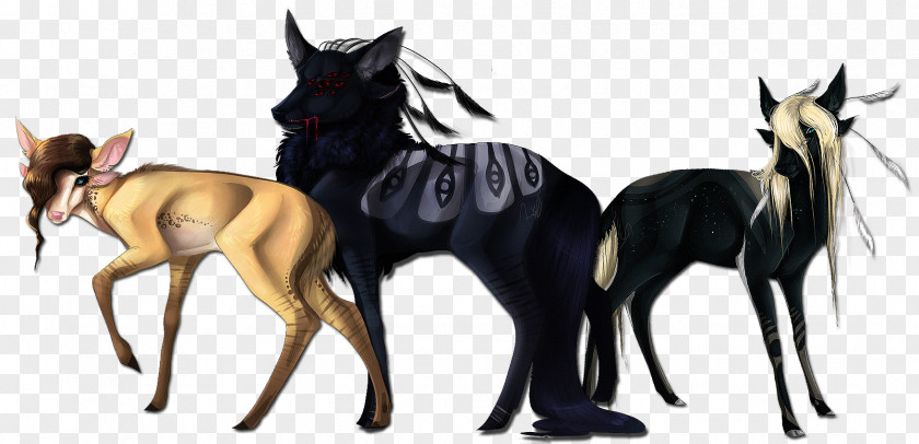 Horse Deer Antelope Dog Pack Animal PNG