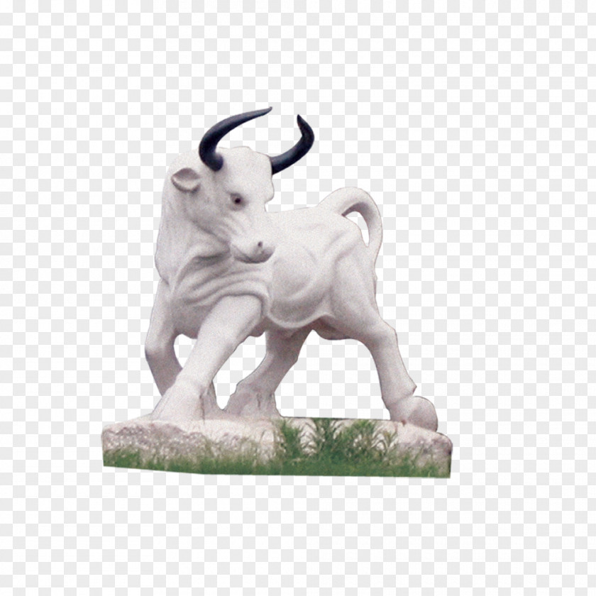 Goat Cattle Stone Sculpture PNG