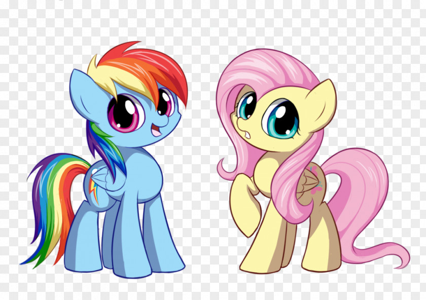 Horse Pony Fluttershy Rainbow Dash Scootaloo PNG