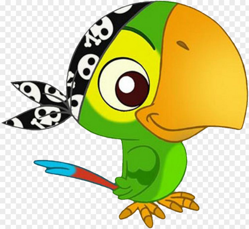 Pirate Parrot Wall Decal Sticker Piracy Neverland PNG