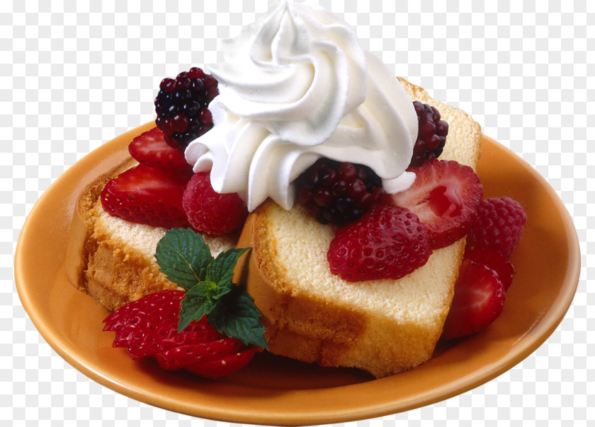 Strawberry Cream Sandwich Ice Cheesecake Dessert PNG