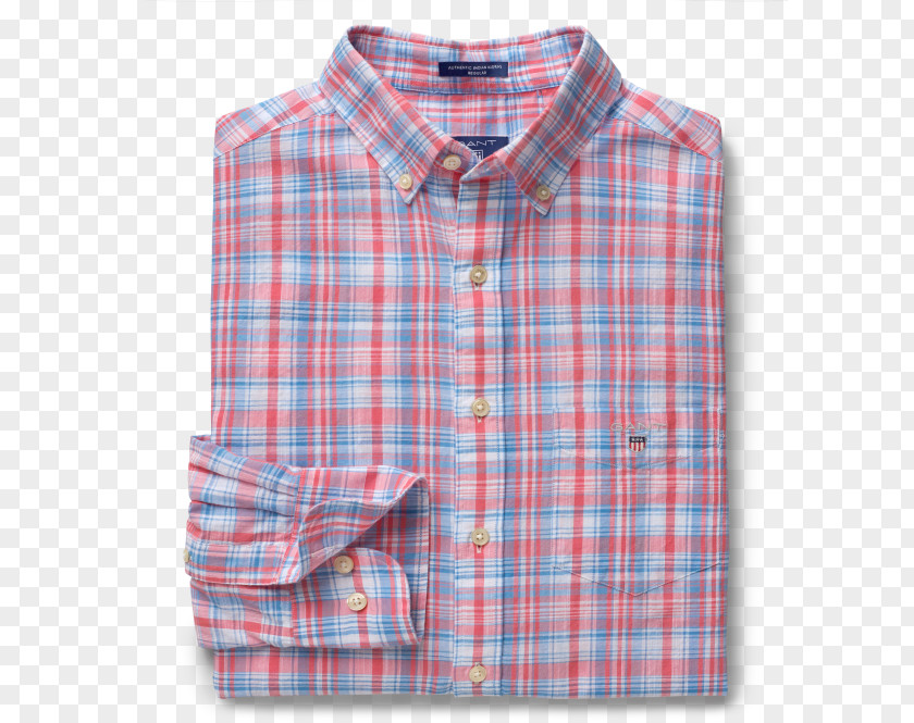 T-shirt Madras Gant Sleeve PNG