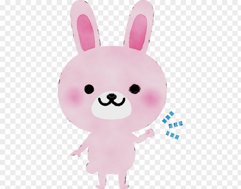 Whiskers Animal Figure Easter Bunny PNG