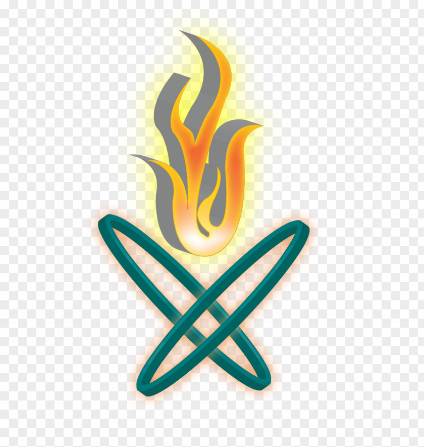 Classic Flame Logo Font PNG