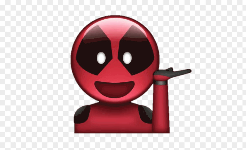 Deadpool Emoji YouTube Sticker Cable PNG