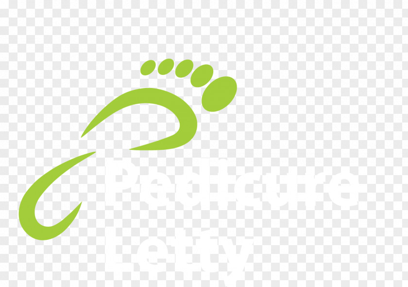 Pedicure Logo Green Yellow PNG