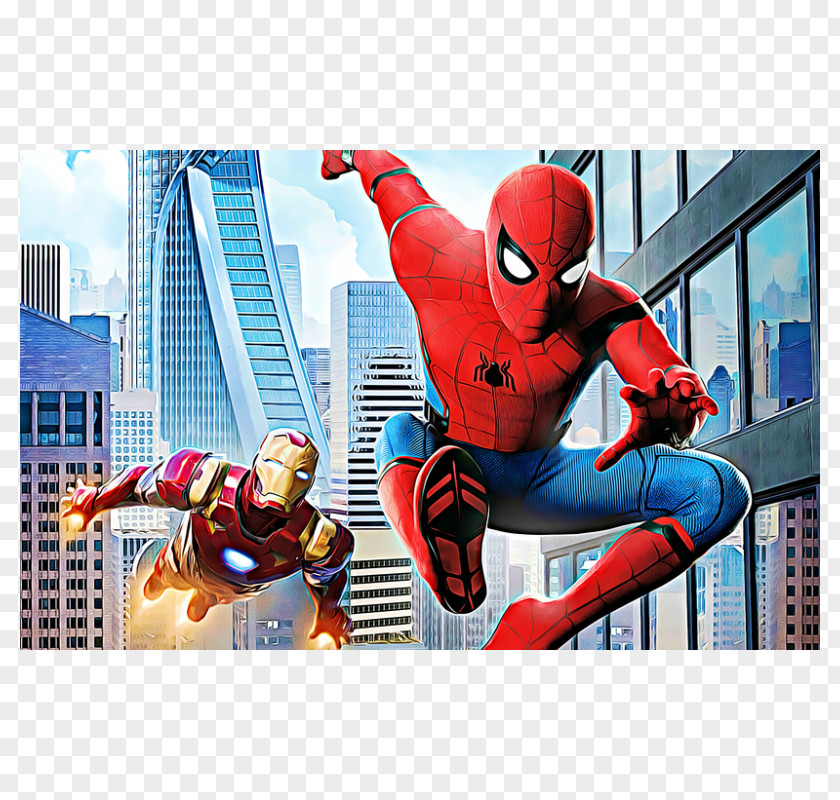 Spider-man Spider-Man Iron Man Marvel Cinematic Universe Film 4K Resolution PNG