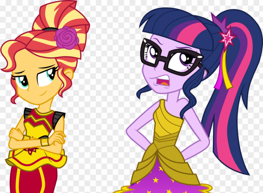 Sunset Shimmer Twilight Sparkle Pinkie Pie Equestria Clip Art PNG