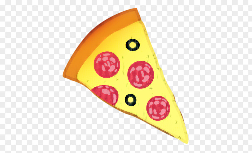 Yellow Fast Food Pizza Emoji PNG