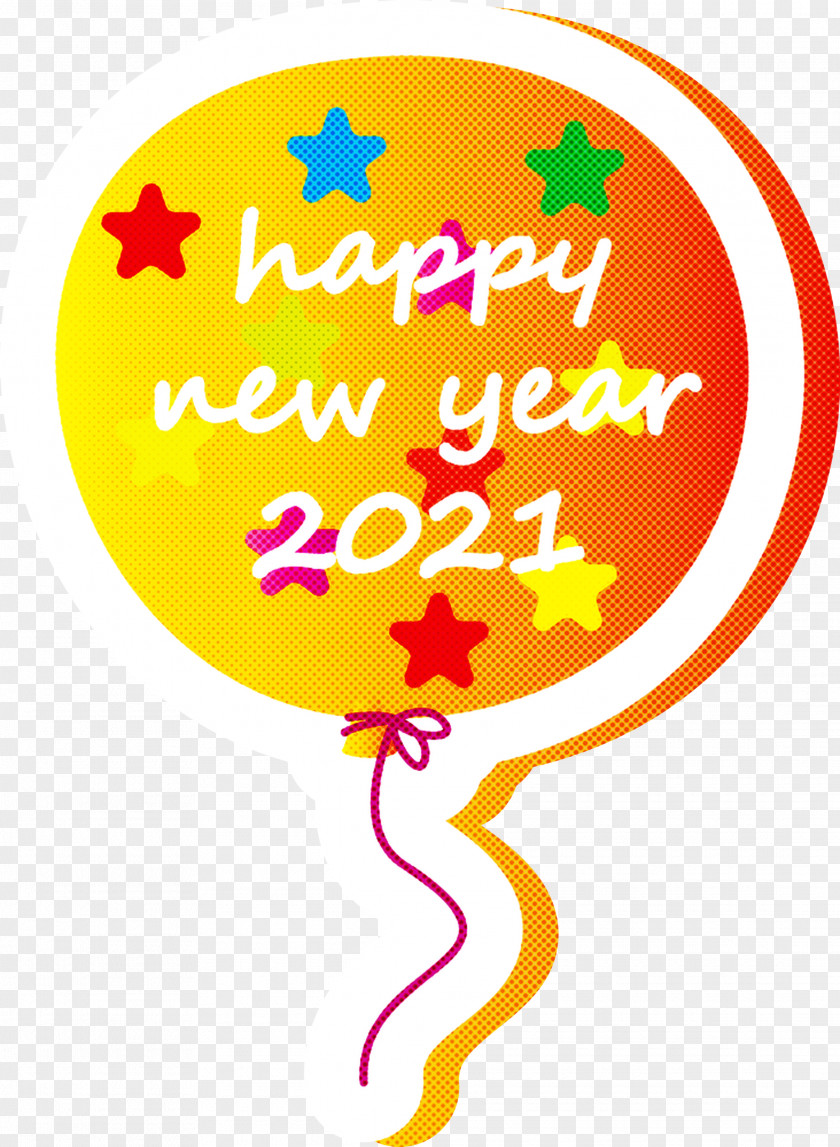 Balloon 2021 Happy New Year PNG