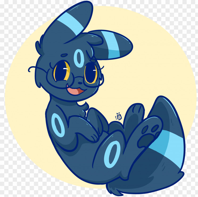 Blue (Da Ba Dee) Umbreon Pokémon PNG