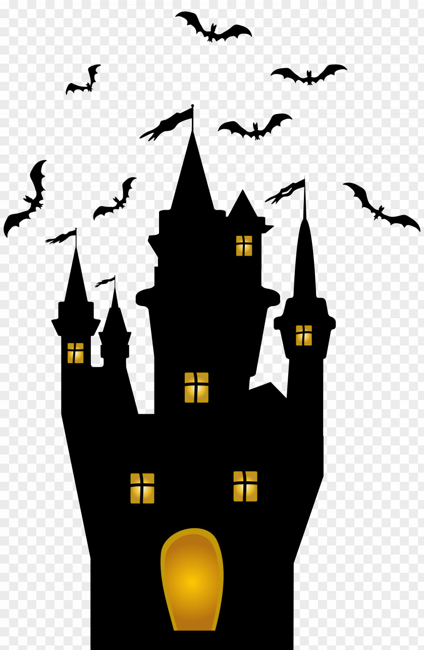 Castle Bran Halloween Haunted House Clip Art PNG
