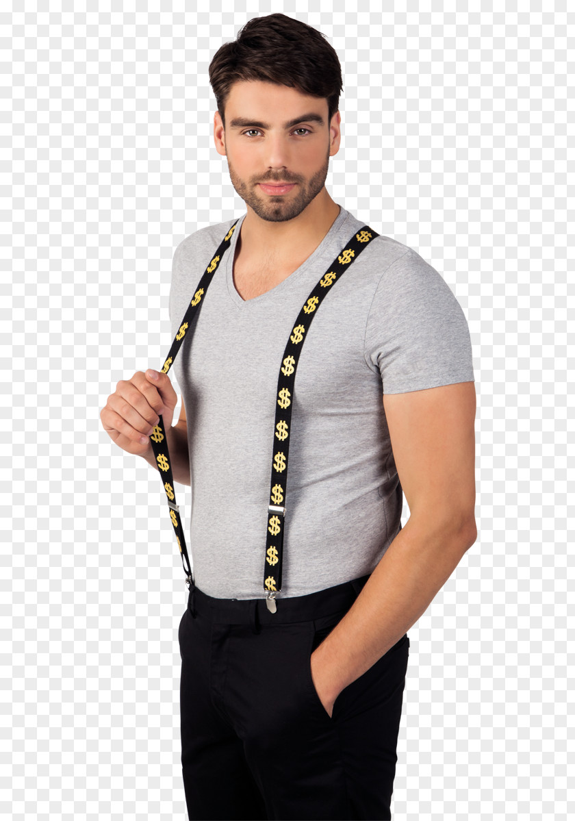 Costume Homme Braces Belt Necktie Suit Clothing Accessories PNG