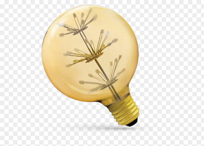 Led Filament Incandescent Light Bulb Edison Screw LED Lamp PNG