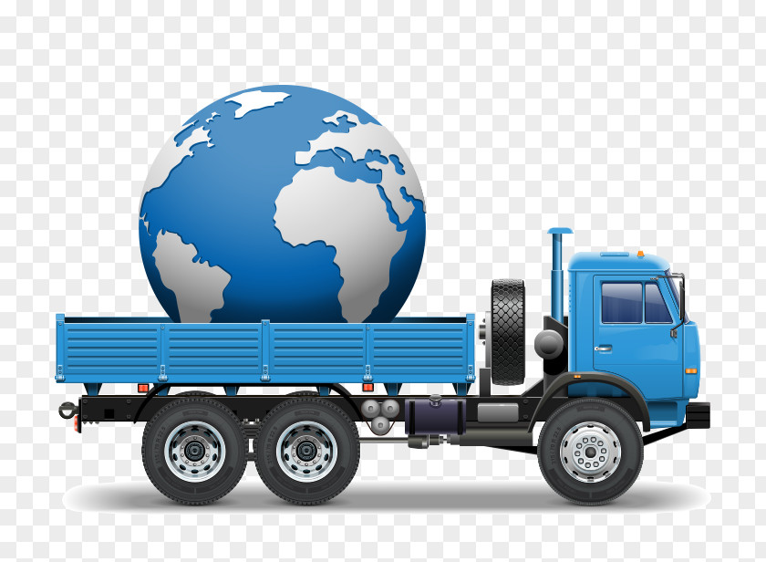 Truck Rail Transport Logistics Freight Cargo PNG