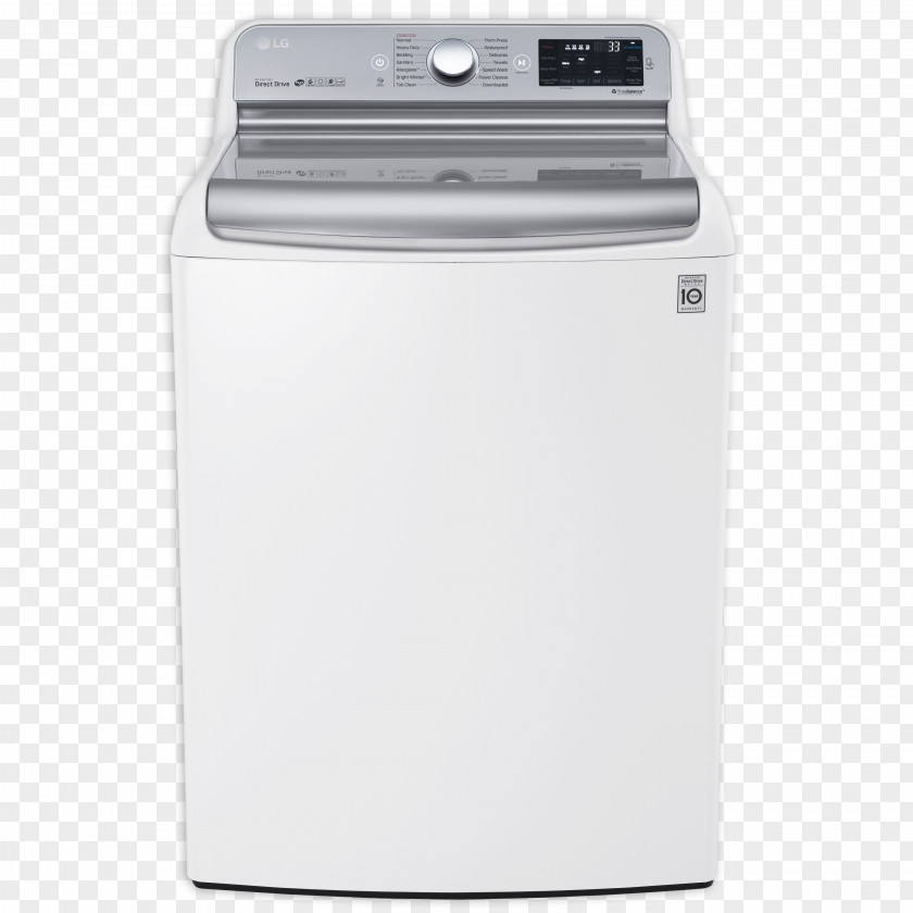 Washer LG WT7700H Washing Machines Cubic Foot Home Appliance Haier HWT10MW1 PNG
