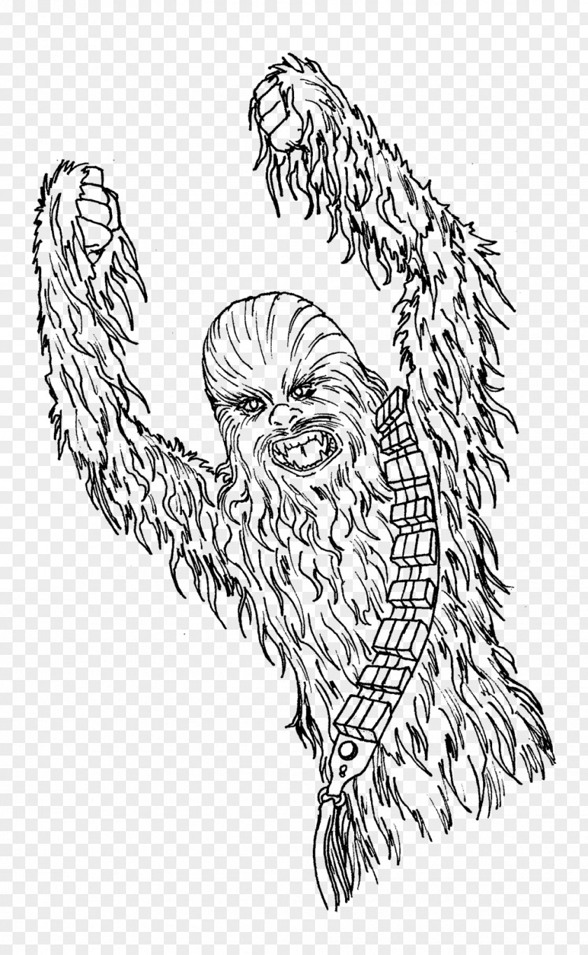 Chewie Chewbacca Angry Birds Star Wars Coloring Book Finn PNG