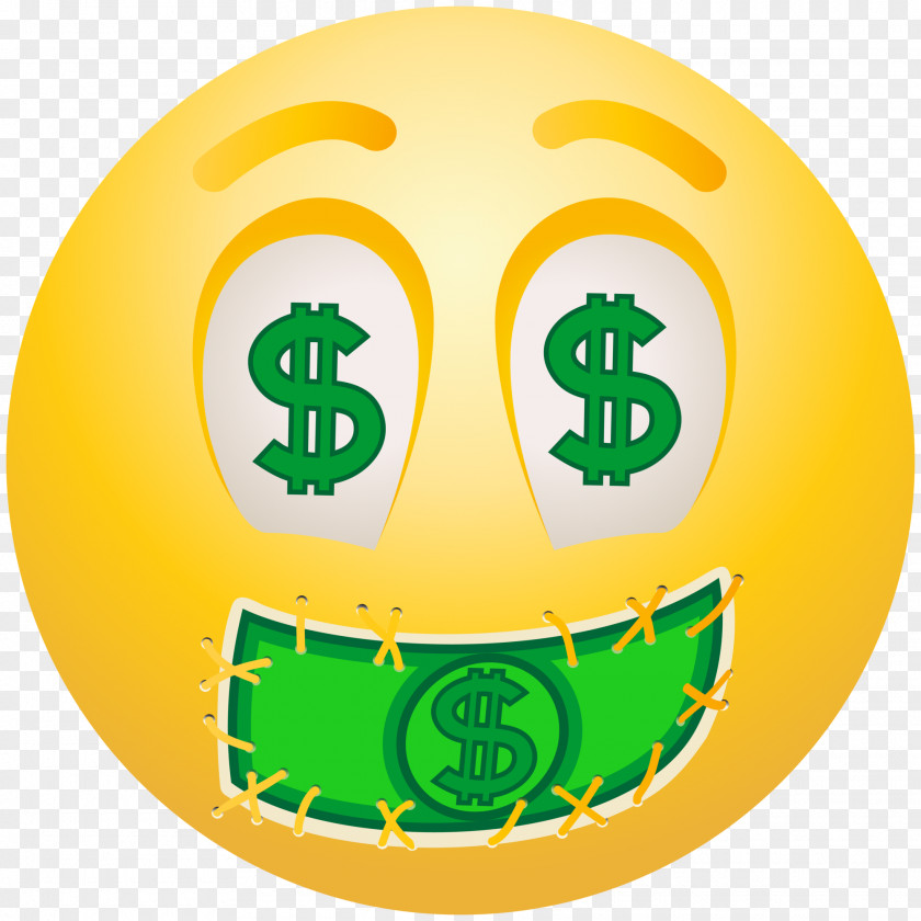 Dollar Clipart Smiley Emoticon Emoji Clip Art PNG