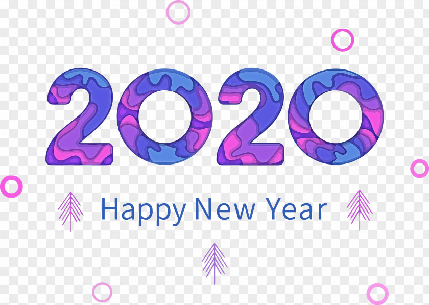 Happy New Year 2020 PNG