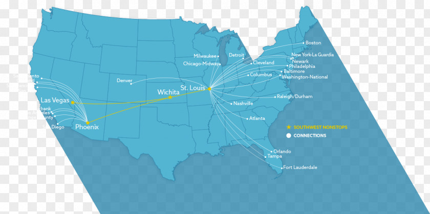 Map Boston Airport Southwest Airlines Wichita PNG