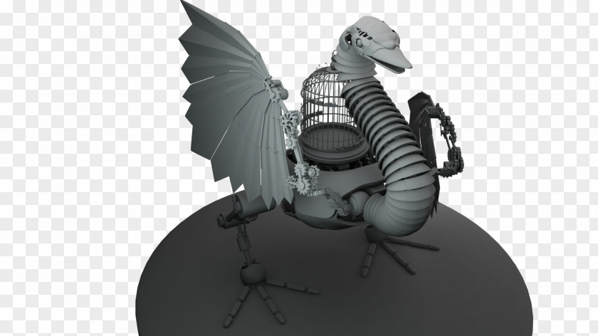 Bird Robotic Chiaroscuro White Project Orion Legendary Creature PNG