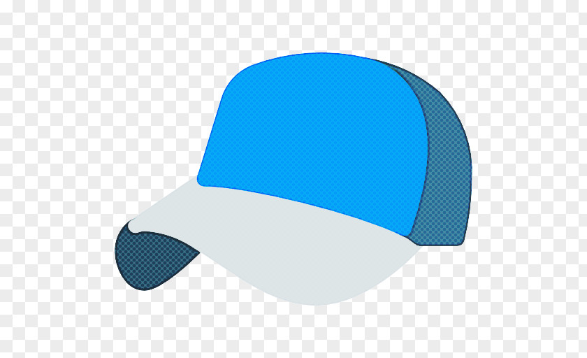 Blue White Clothing Cap Turquoise PNG