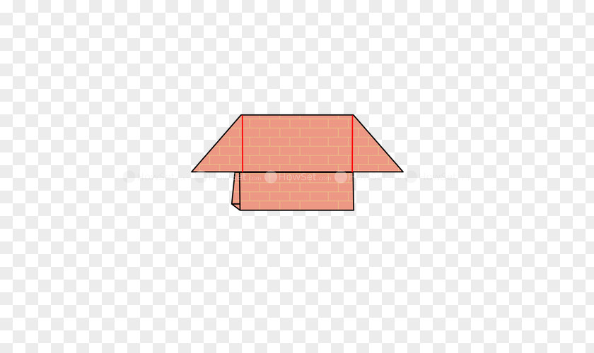 Cartoon Origami House Roof Triangle How-to PNG