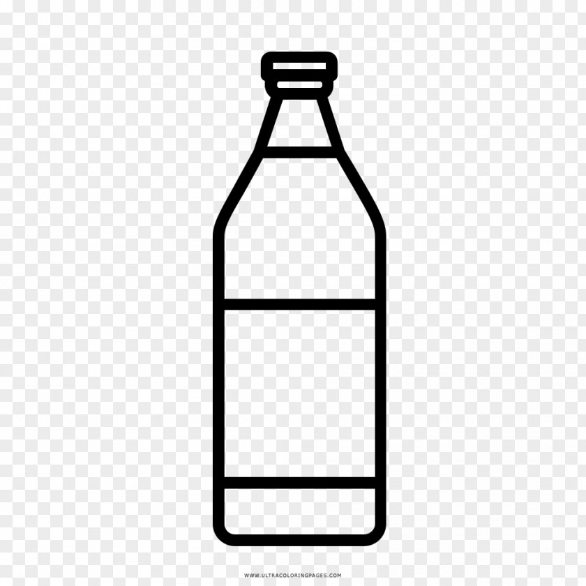 Juice Water Bottles Wine Coloring Book PNG