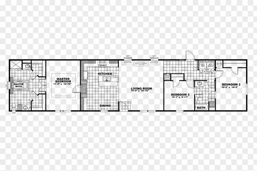 Mobil Home Floor Plan House PNG