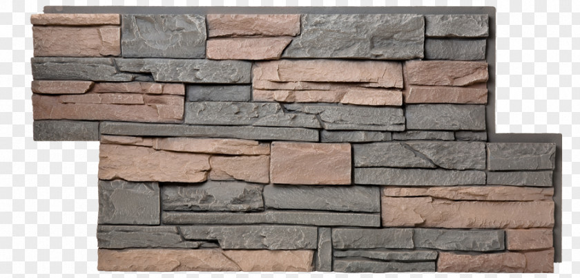 Plastic Stone Rockery Wall Veneer Siding Artificial Brick PNG