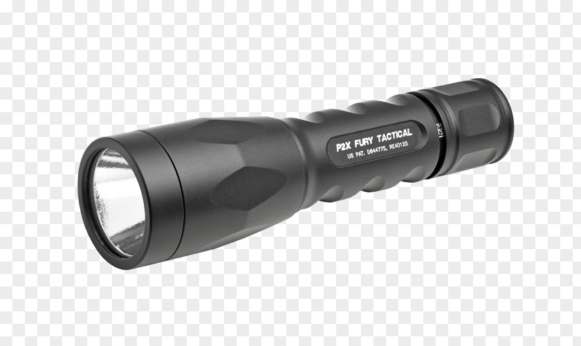 Tactical Light Flashlight SureFire P2X Fury PNG