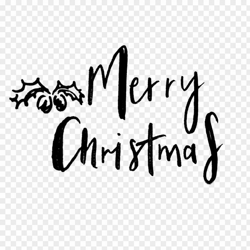 Christmas Posters Calligraphy Handwriting Monochrome Photography Logo Font PNG