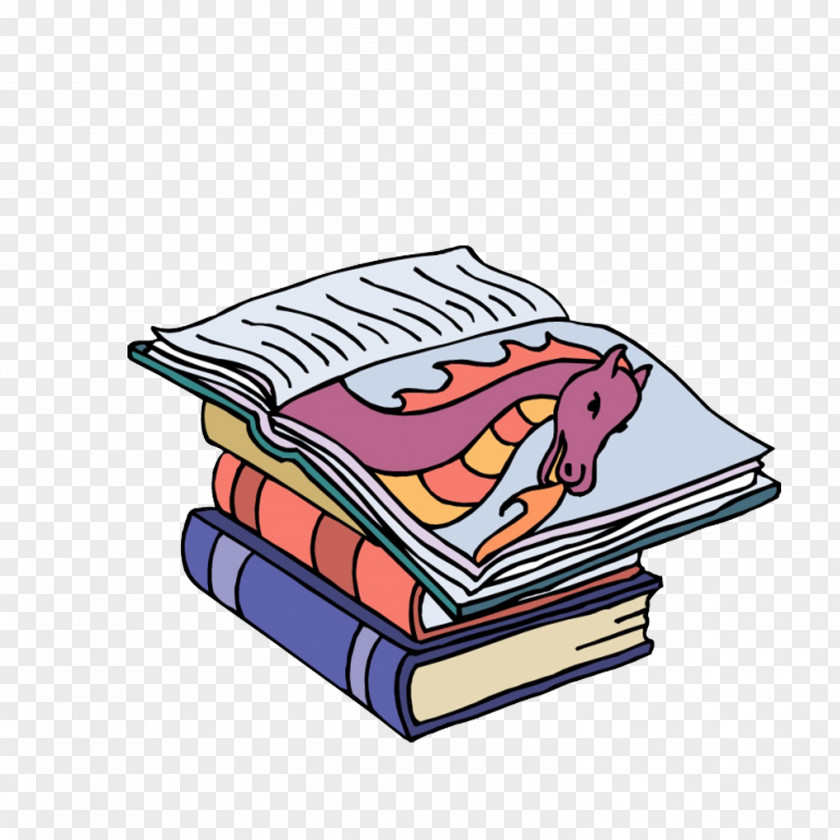 Comic Book Reading Clip Art PNG