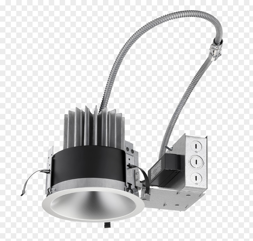 Light Fixture Wiring Diagram Recessed LED Lamp PNG