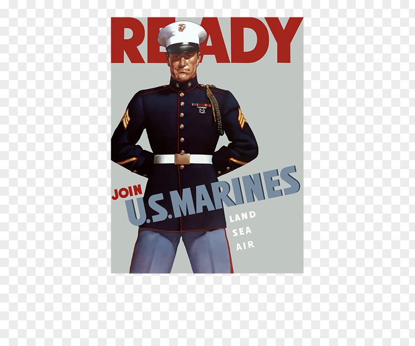 US Marines Military Uniform Poster Propaganda In World War I PNG