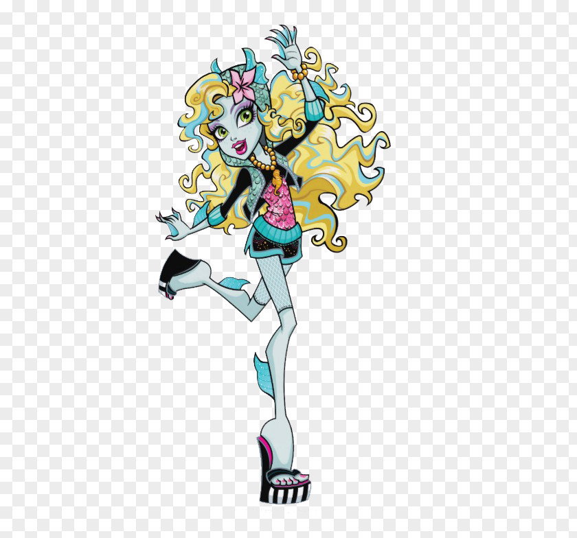 Doll Monster High Lagoona Blue Barbie PNG