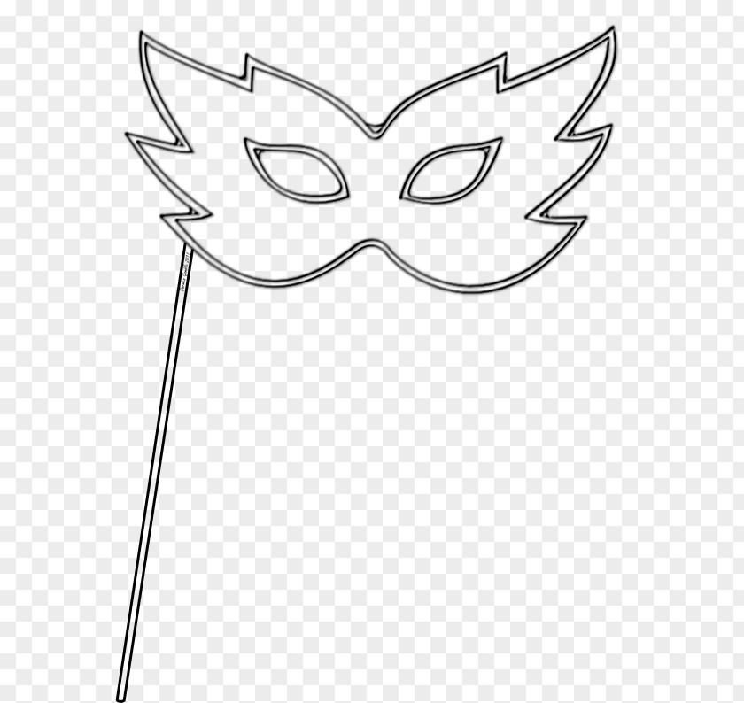 Masquerade Mask Drawing Ball Stencil PNG