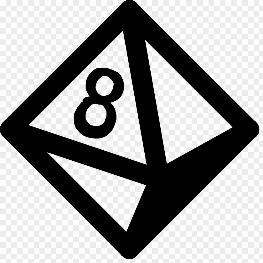 面条 Octahedron Dice Linkware PNG