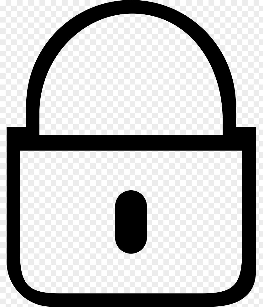 Padlock White Clip Art PNG