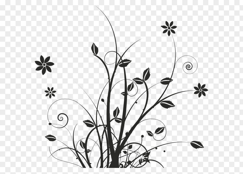 Phonograph Record Drawing Floral Design PNG