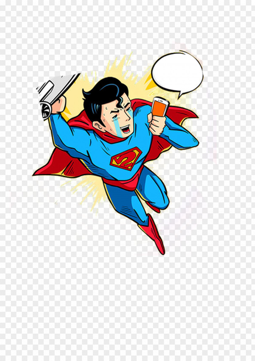 Superman Play Phone Clark Kent Clip Art PNG