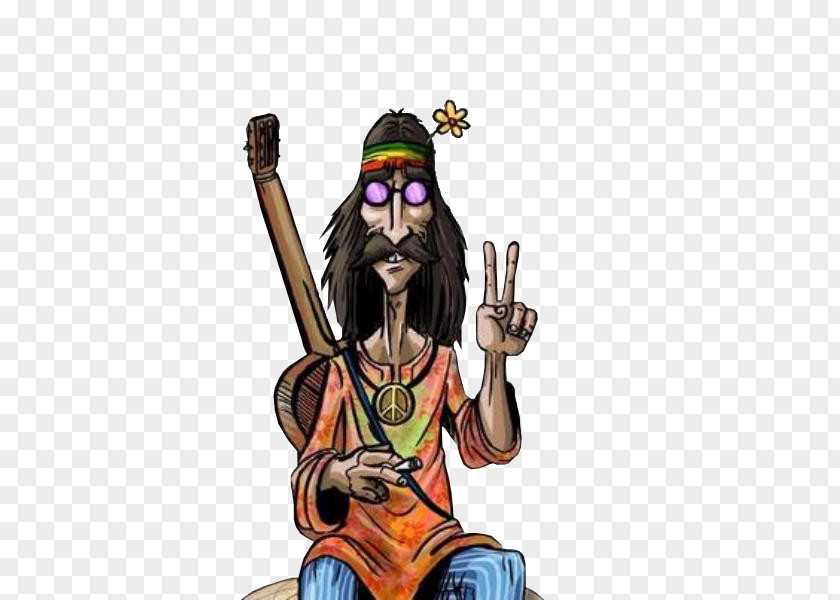 Body Hippie Cartoon Peace Symbols Clip Art PNG