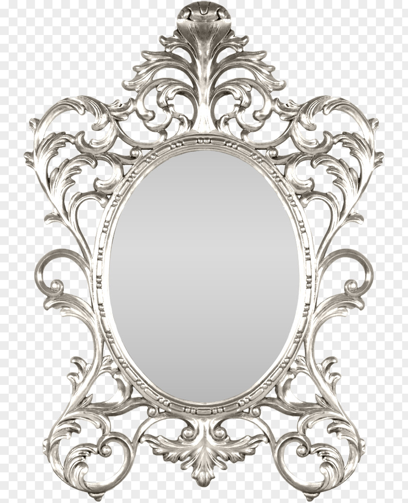 Mirror Silver Picture Frames Decorative Arts Gold PNG